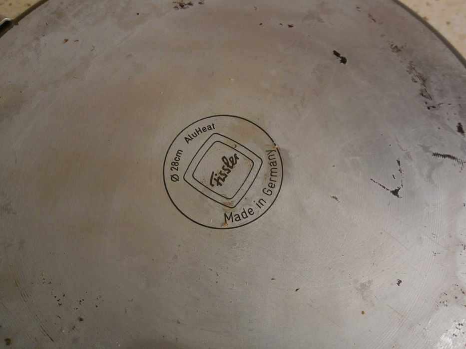 Patelnia FISSLER 28cm. aluminiowa ładna.