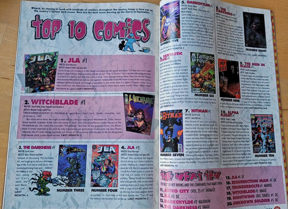 Revista Wizard Wolverine Nov 1997