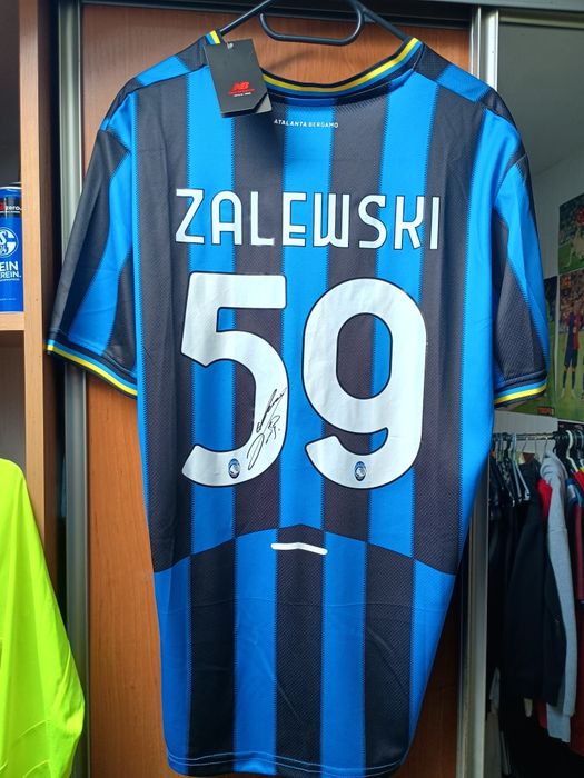 Koszulka autograf Nicola Zalewski Atalanta