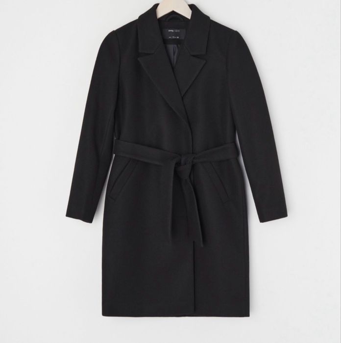 Plaszcz czarny sinsay M