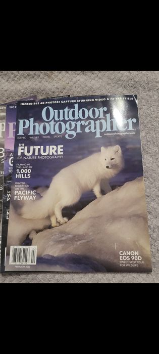 Zestaw 10 amerykańskich magazynów czasopism Outdoor Photographer