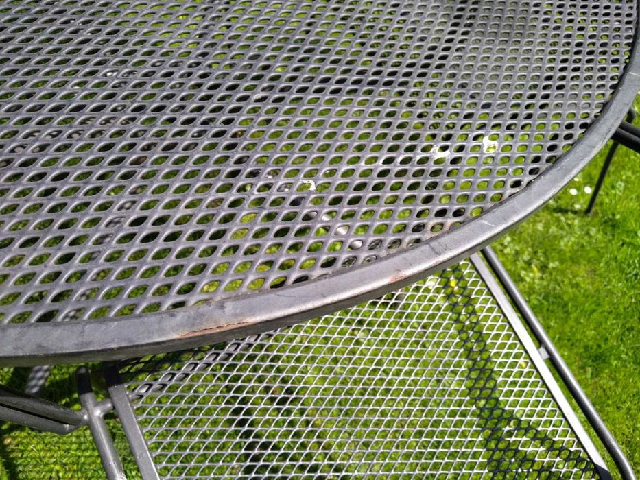 Meble ogrodowe na taras kute metalowe