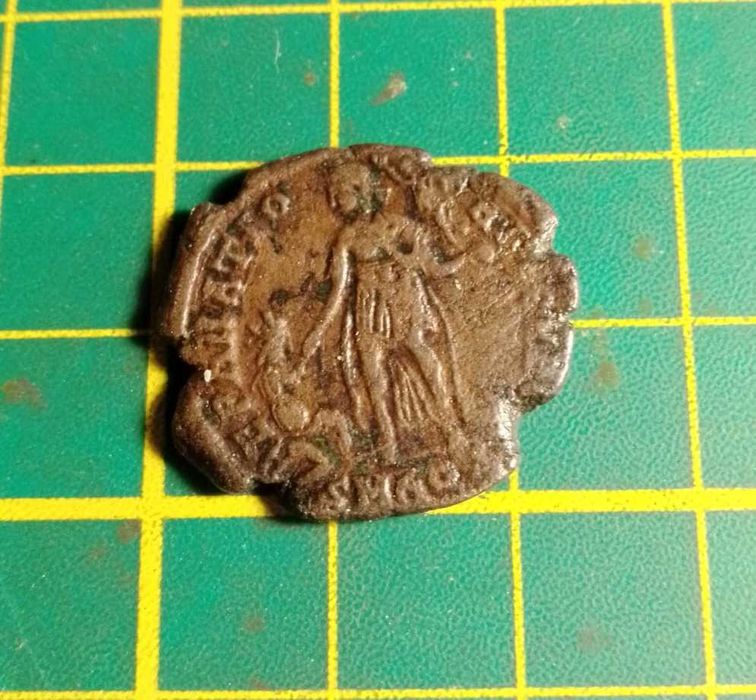 Moeda Romana do Imperador Teodosio I