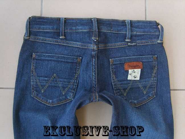 Jeansy Wrangler Lia , spodnie damskie W28 L34 pas 74 cm