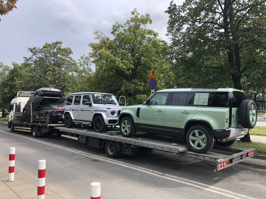 Autotransporter z przyczepą, platforma, Man TGL 12.250 możliwa cesja