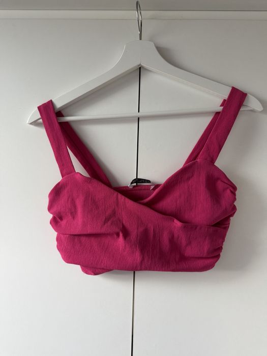 Różowy top Zara r.S