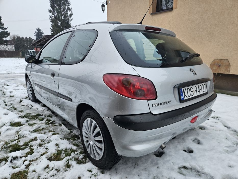 Peugeot 206, klima, szyberdach, opony zimowe