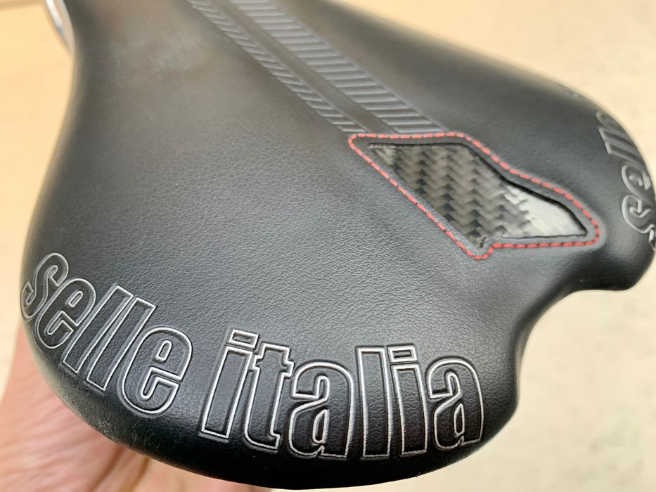 Selim Selle Italia Flite TI316 titânio e carbono