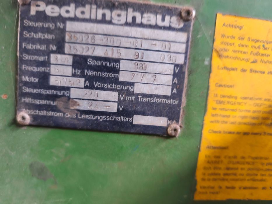 Giętarka do prętów Peddinghaus Perfekt 32 PCB