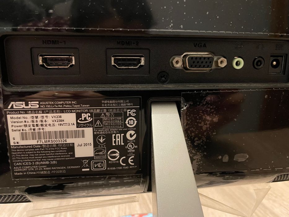 Monitor Asus Gaming VX238 HDMI 23