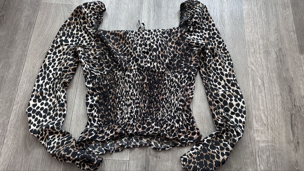 Блуза/топ/ кофта з анімалістичним принтом, леопард