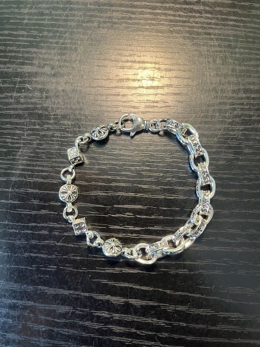 bransoletka srebrna chrome hearts