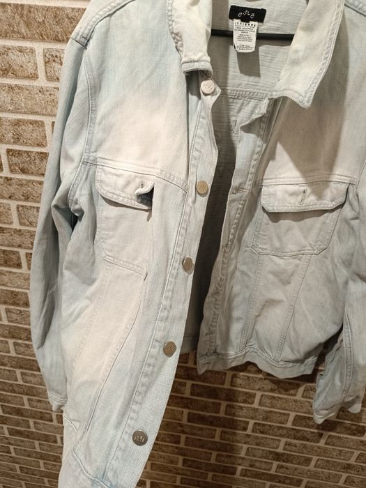 Джинсова куртка великого розміру