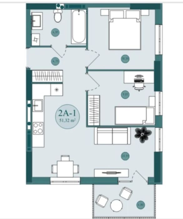 Продаж квартири ЖК Озерні Вежі