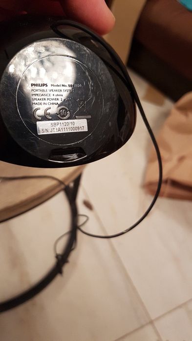 Philips Przenośny głośnik pasywny SBP1120/10