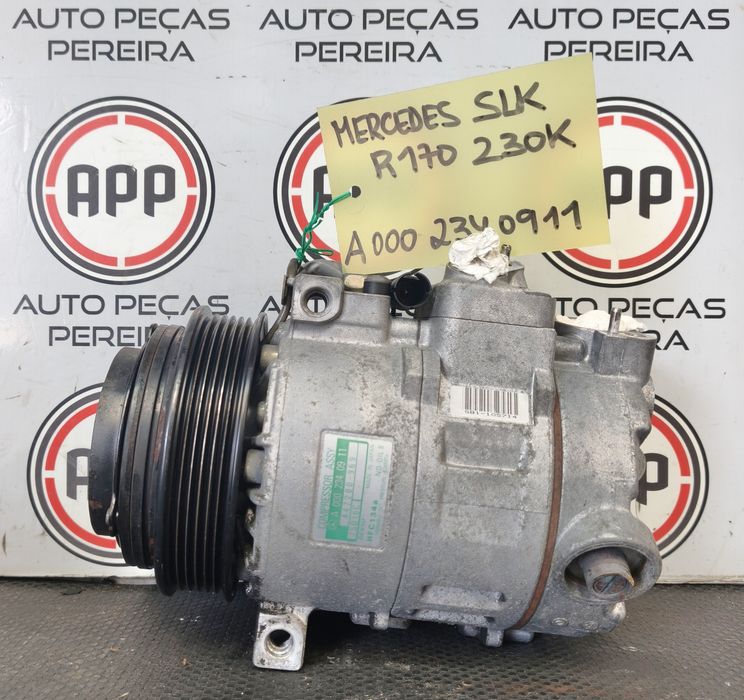 Compressor ar condicionado Mercedes SLK R170 230K, ref: A0002340911.