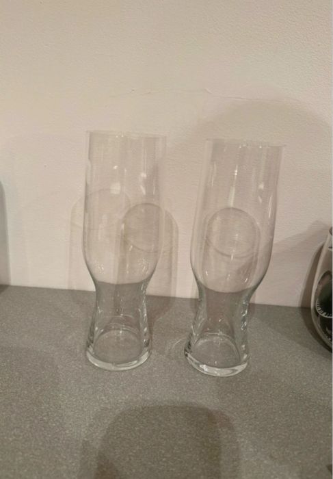 Bohemia crystalite smukłe szklanki do piwa 550ml