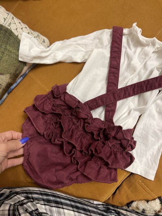 Дитячий набір боді комбінезон фотосесія осінь 74 80 см TU