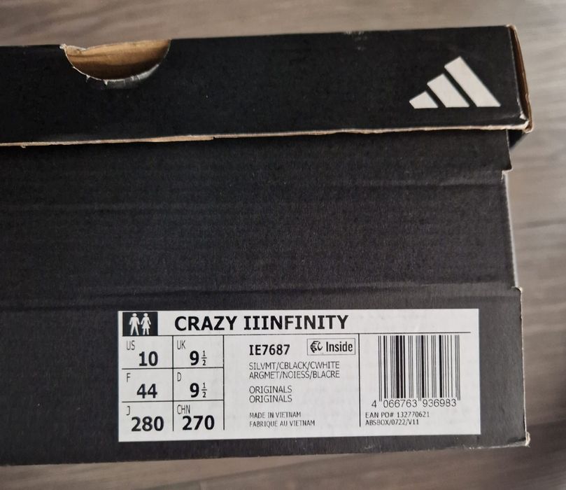 Adidas Crazy Iiinfinty Kobe Bryant roz. 44
