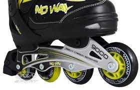Rolki regulowane Control czarno- zielone S-33-36