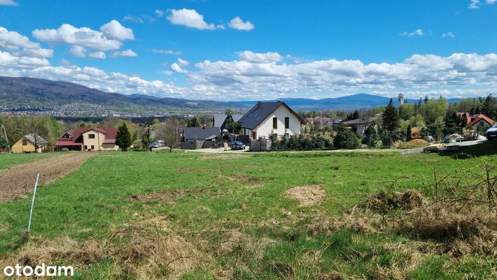 Działka budowlana w Beskidach. Media, dojazd, widoki, natura - Widok 4