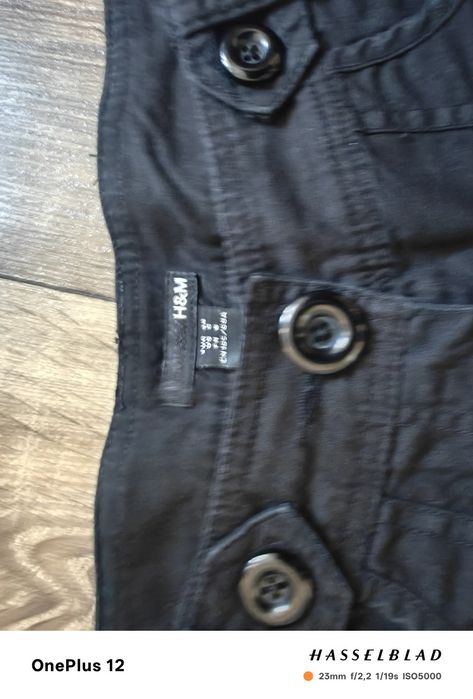Spodenki krótkie H&M czarne 36