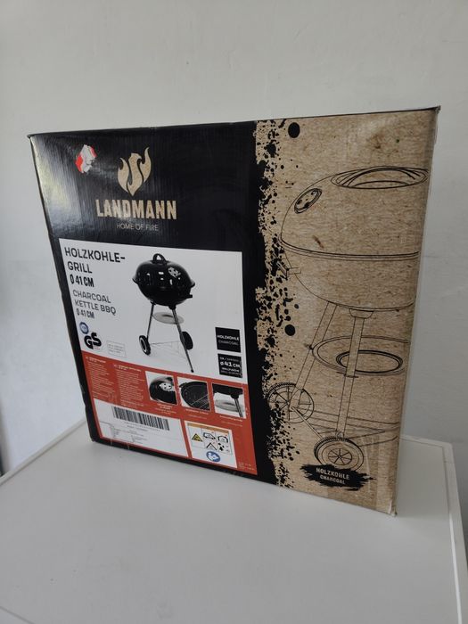 Nowy Grill Landmann 41 cm oryginał nieotwierany komplet barbecue