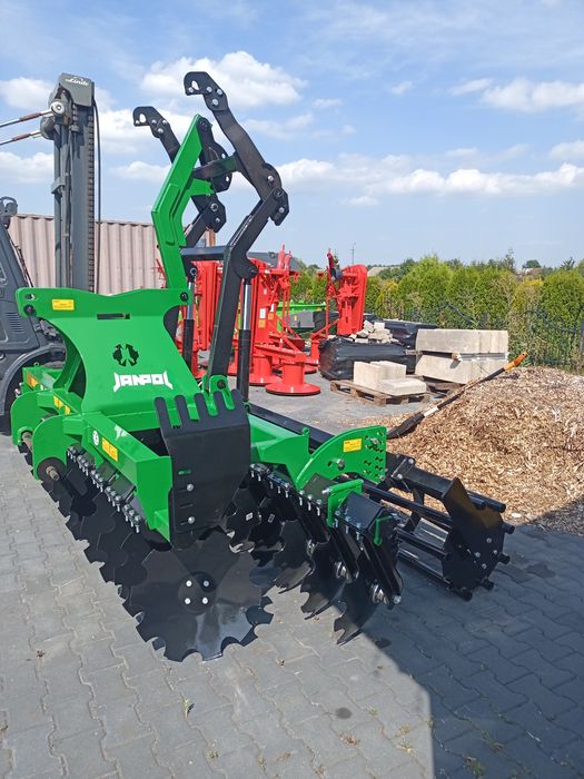 Agregat uprawowo-siewny talerzowy Janpol 2.5m 2.7m 3m.