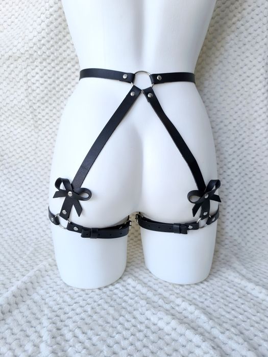 Harness paski z kokardkami uprząż alternative