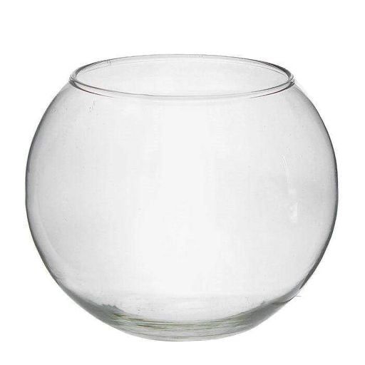 Ваза акваріум скляна