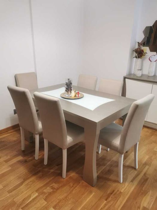 Mesa de Sala com 6 Cadeiras64586207290755121