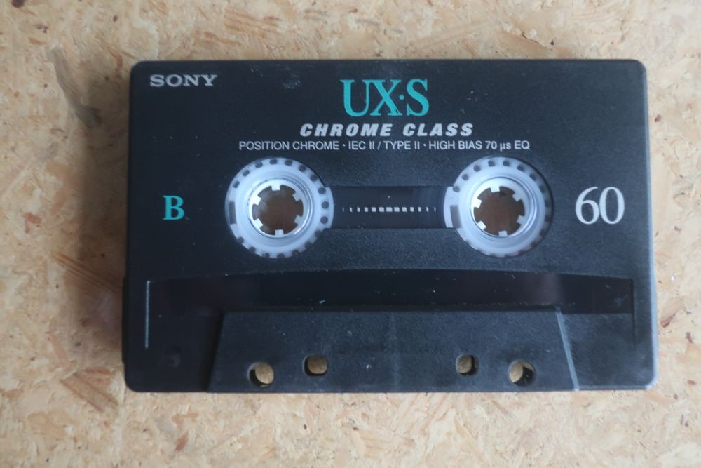 Cassete de aúdio Sony UX-S Chrome Class 60