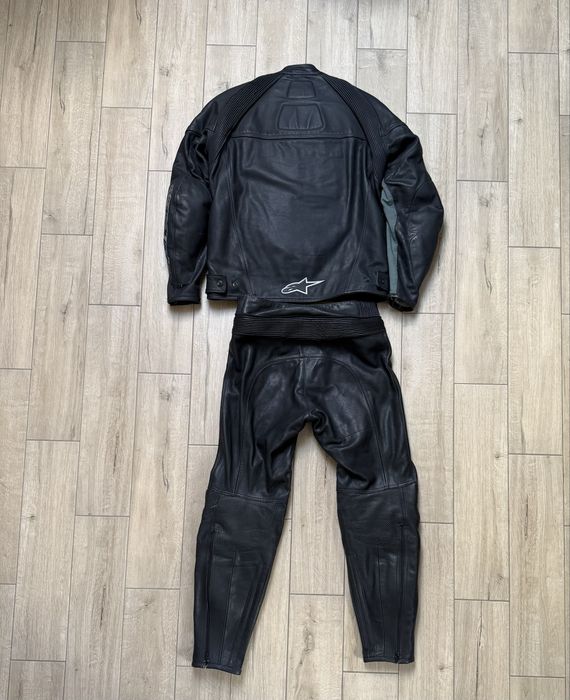 Alpinestars – męski skórzany kombinezon motocyklowy 2-częściowy