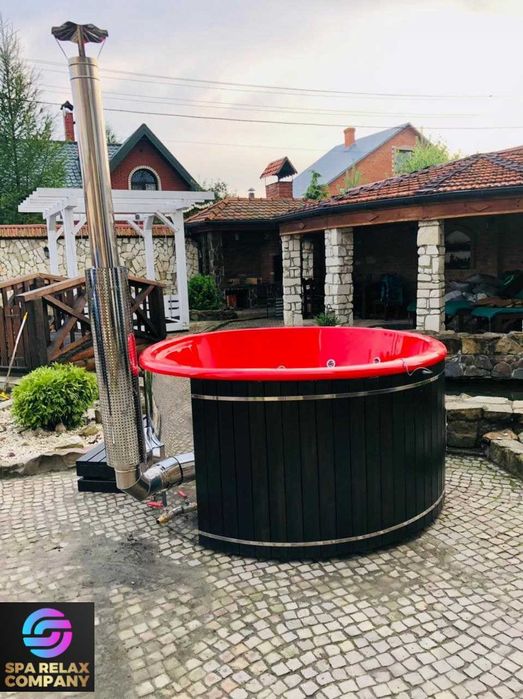Виробництво чанів джакузі. Купель на дрова Гаряча бочка Басейни