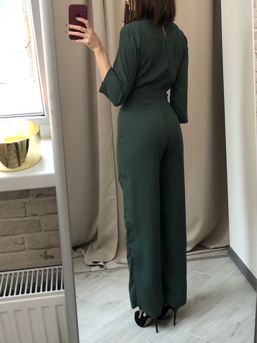 Комбінезон VILA кімоно смарагдовий