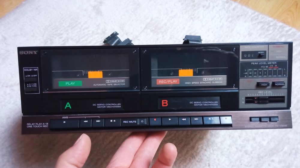 Sony TC-V50W deck magnetofon śliczny 80' Japan