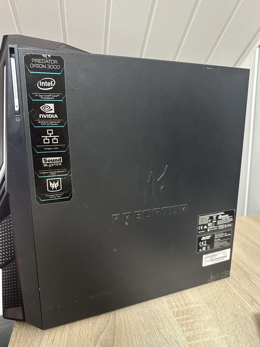Zestaw gamingowy Acer Predator i5-9400F GTX 1650 + monitor MSI 100Hz