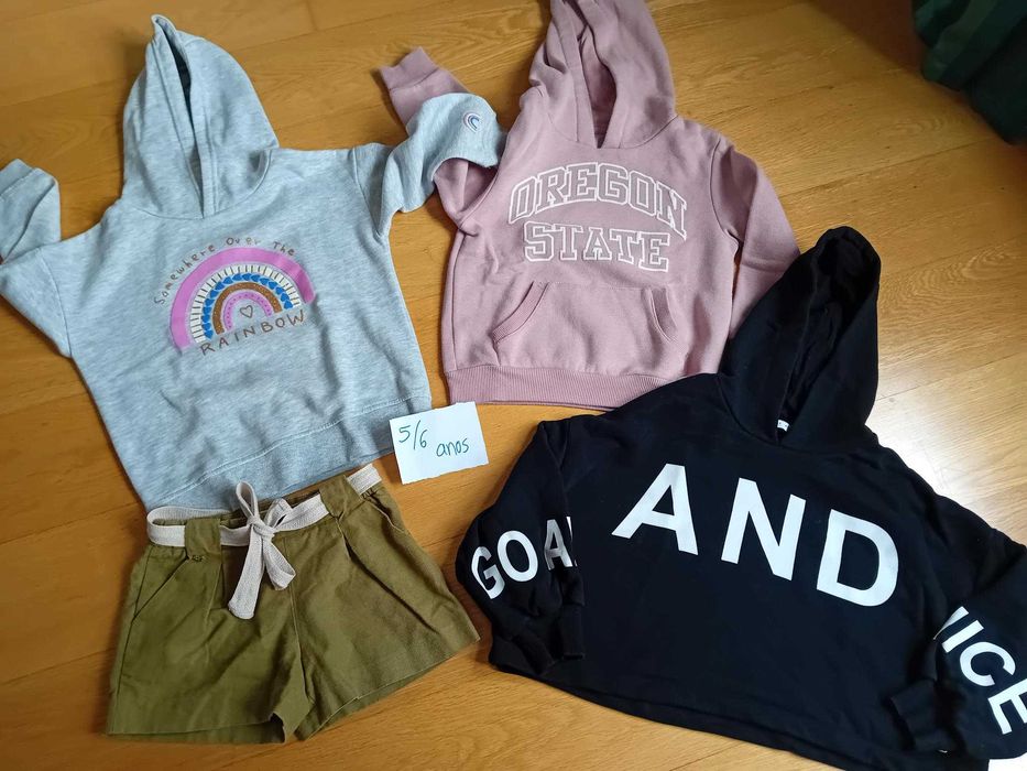 Lote de menina 6/7 anos