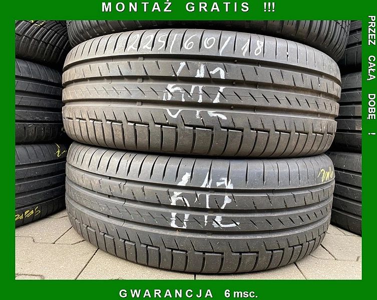 225/60/18 Continental Premium 6_6,5mm_2szt_(612)