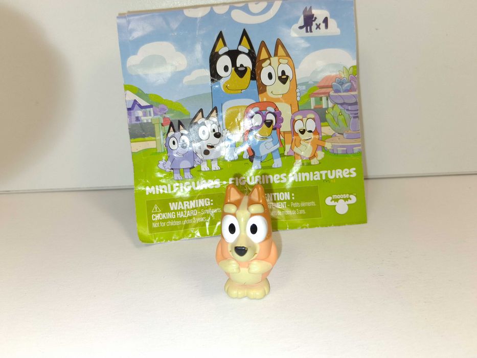 F020 Figurka Kolekcjonerska Bluey Bingo Moose Mini Figurka Piesek