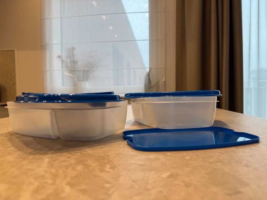 Zestaw 2x pudełko śniadaniowe ze sztućcami