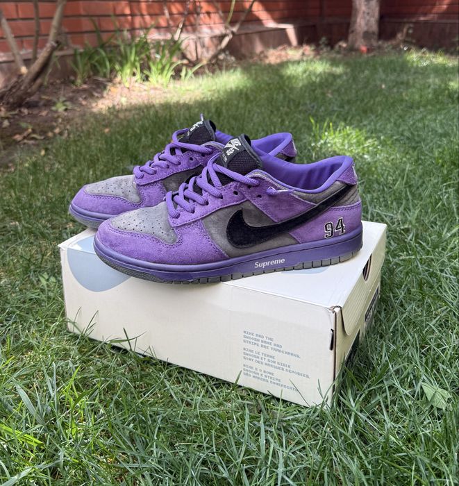Кросівки Nike SB Dunk Low x Supreme Purple