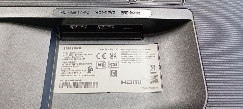 Samsung M7 monitor Smart 32" LS32DM702
