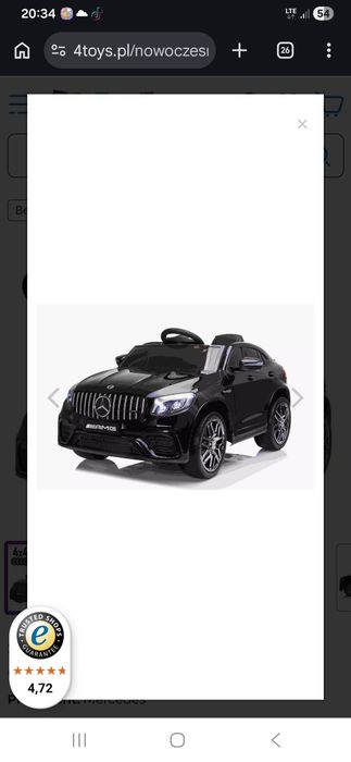 Samochód na akumulator Mercedes