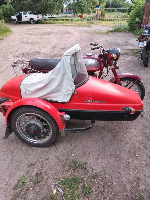 Продам  JAWA 350 с коляской Velorex 562