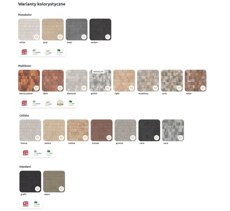 Kostka Brukowa Wena Gothic Diamond multikolor grys granit płyty taras