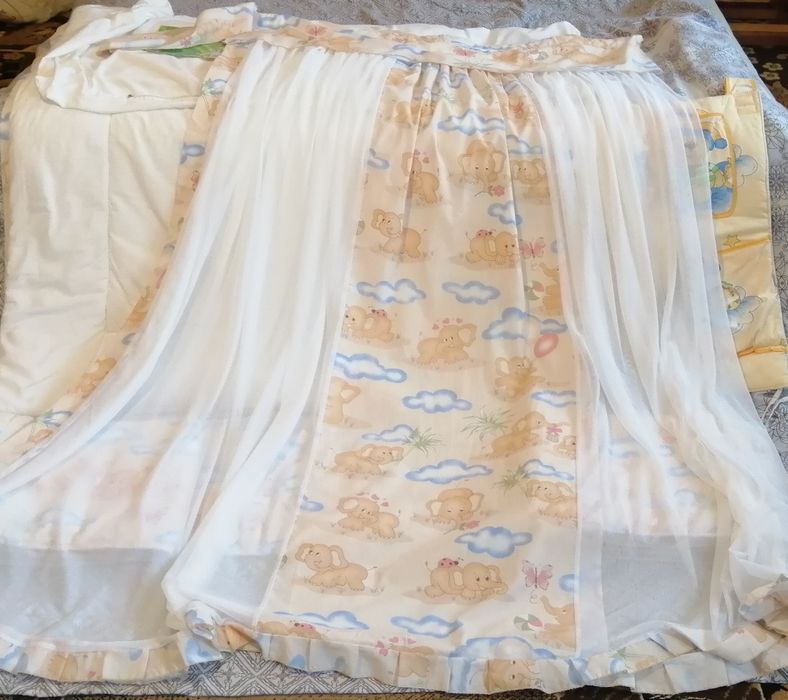 Набір постільної білизни в дитячу кроватку ТМ Медісон (з 7 предметів)е