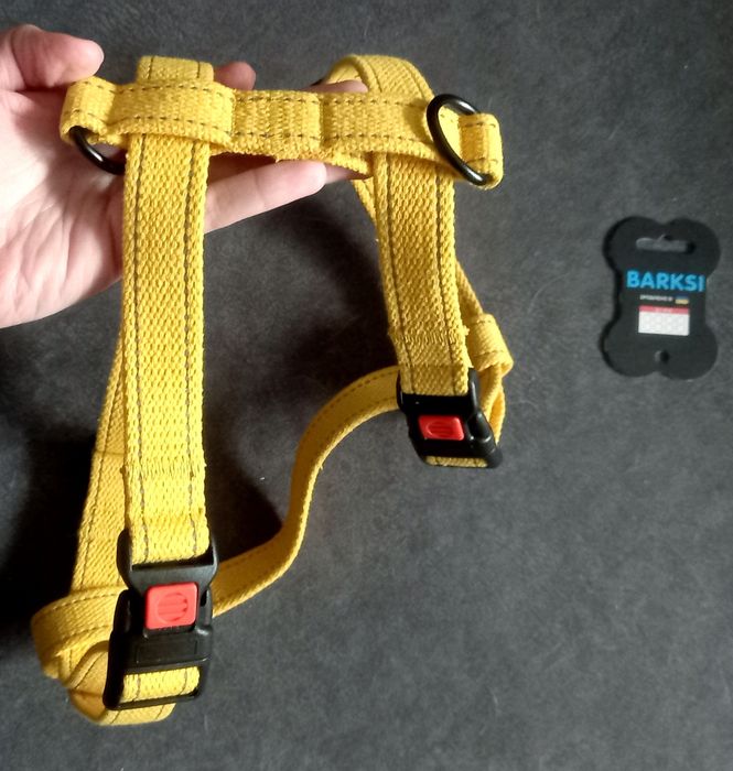 Шлейка BronzeDog L жовта з біркою, нова