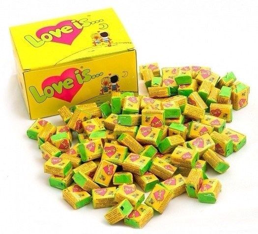 Жвачки Love is жевательная резинка лове ис 5 вкусов есть опт