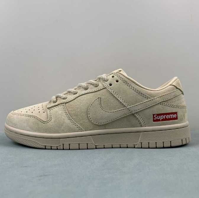 (БЕЗ ПЕРЕДОПЛАТИ)Nike SB Dunk Low x Supreme Beige найк данк лоу супрім